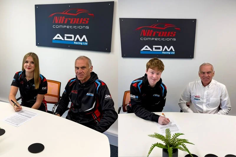 Nitrous Compeitions ADM Racing launches a Junior Academy to develop karting talent, with Pearce and Mizen joining its new GB4 pathway programme.