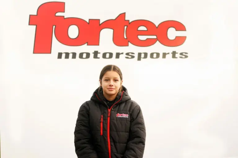 Jordyn Martin joins Fortec Motorsports for her 2026 GB4 debut after success in motocross, karting, and US formula racing.