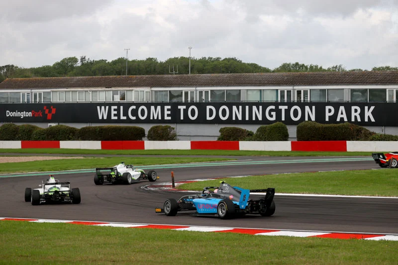 Yani Stevenheydens claimed both 2026 GB4 poles on his Donington debut, leading Elite Motorsport teammate Fred Green on both grids.