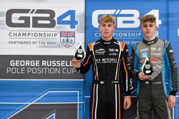 Green fastest in 2026 GB4 Oulton Park Qualifying as O’Grady and Hallman rue missed chances Green, O’Grady and Hallman react after a tight 2026 GB4 Qualifying battle at Oulton Park, with poles split across Races 1 and 2.