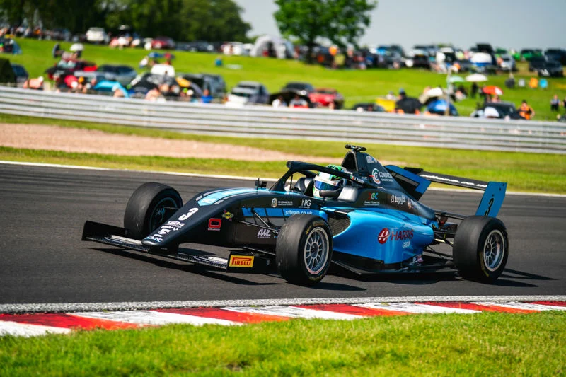 Alex O’Grady broke the 2026 GB4 Oulton Park lap record to win the Sunoco Fastest Driver Award for KMR Sport.