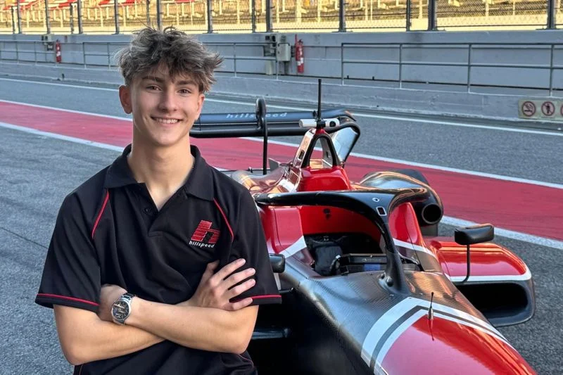 Dante Vinci signs with Hillspeed for the 2026 GB3 Championship after a successful winter testing programme, aiming for a strong debut season.