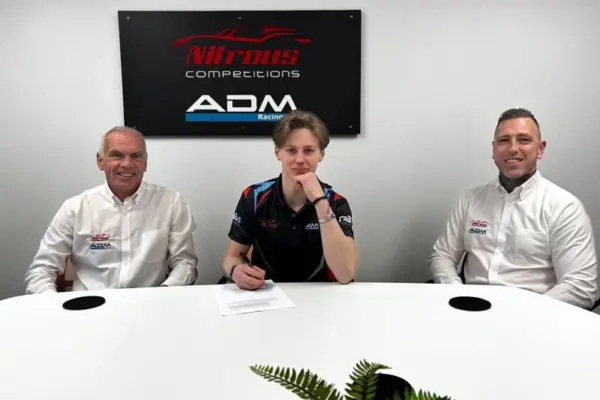 Luke Hilton returns to GB4 with Nitrous Competitions ADM Racing for 2026 after strong qualifying pace and a 2025 podium finish.