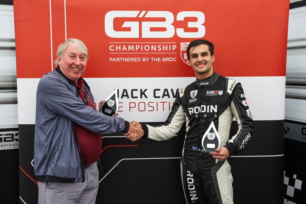 Rodin Motorsport's Alex Ninovic takes double pole at the 2025 GB3 finale in Monza