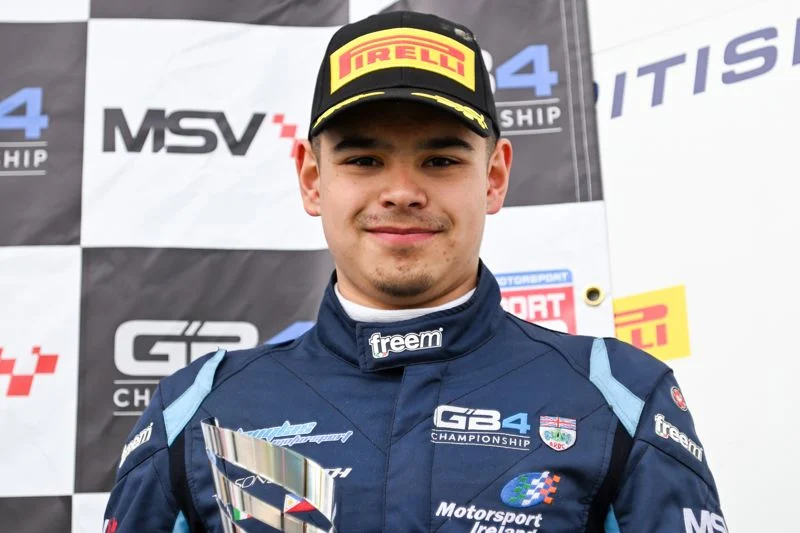 Jason Smyth targets a first GB4 victory at Oulton Park after a strong Silverstone opener put him third in the 2026 standings.