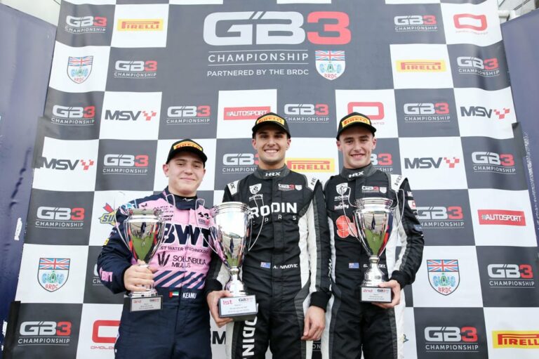 2025 GB3 Championship, Silverstone, Podium