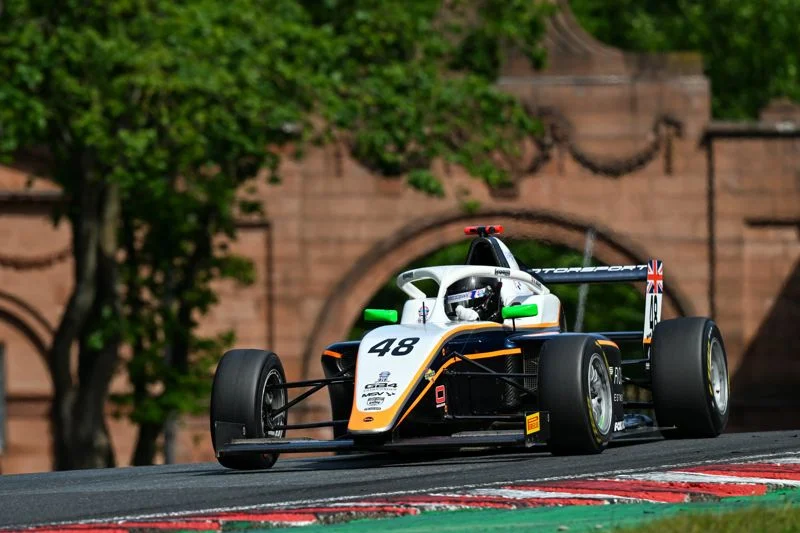 Archie Bullard impressed during 2026 GB4 testing at Oulton Park, showing major progress and closing the gap to the frontrunners ahead of competitive action.