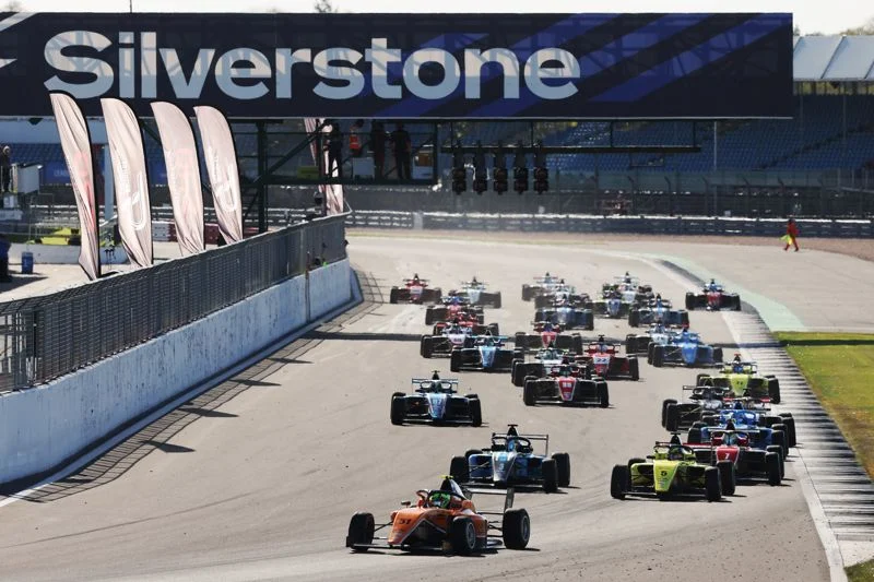 Alex O'Grady leads a tight 2026 GB4 title fight into Silverstone as a joint-record 29-car grid prepares for three races at the weekend.