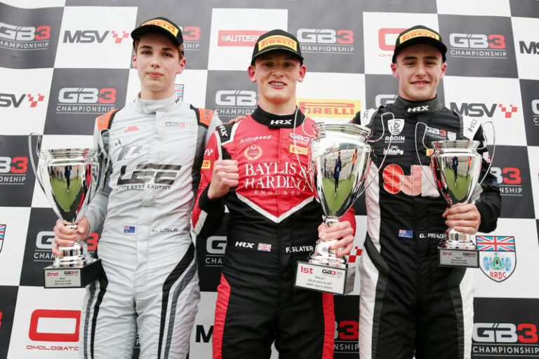 GB3 Race 1 Silverstone Podium, 2025