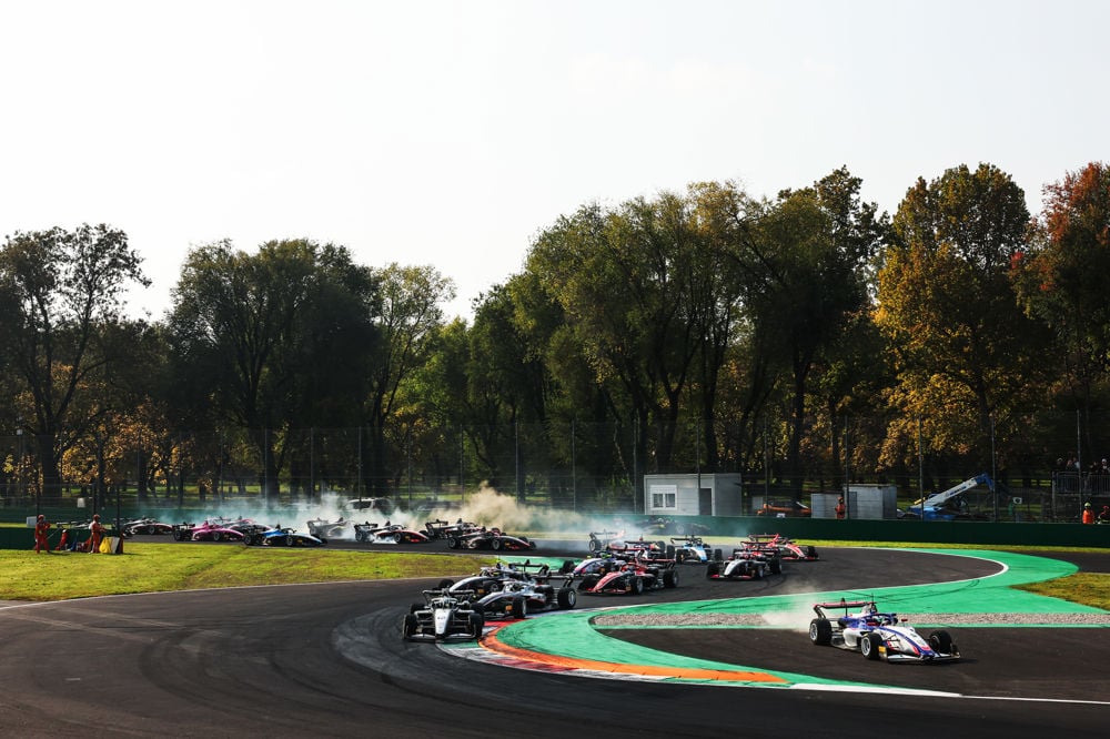 Opening lap chaos at 2025 GB3 Monza Race 1