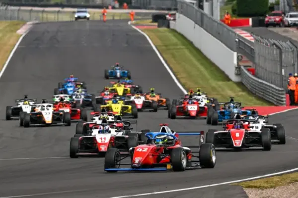 Demitri Nolan starts 2026 GB4 Race 2 from pole at Donington Park as five post-Race 1 penalties transform Sunday’s 26-car starting grid.