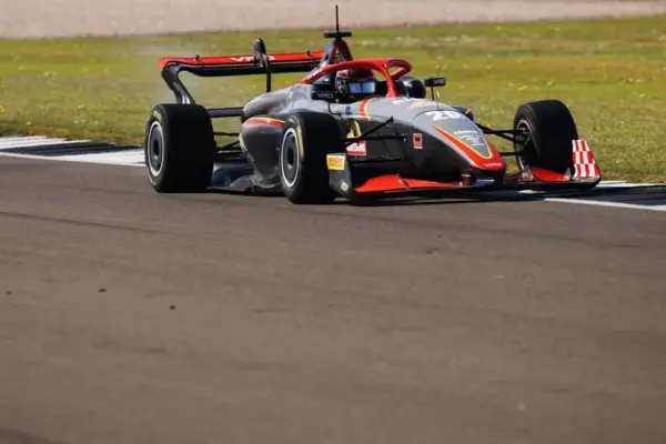 Nikita Bedrin recovers from a slow start to win 2026 GB3 Race 1 at Silverstone after decisive overtakes and a Safety Car restart.