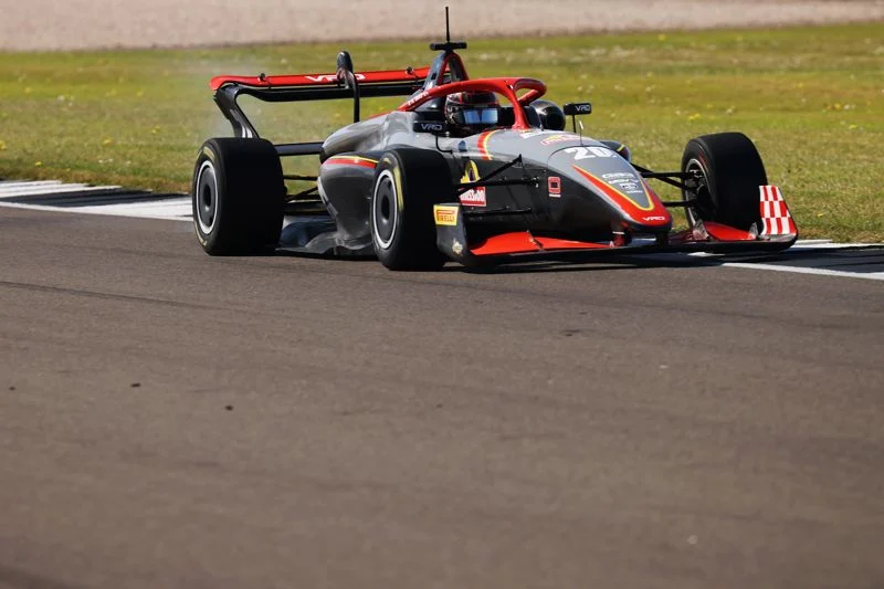 Nikita Bedrin recovers from a slow start to win 2026 GB3 Race 1 at Silverstone after decisive overtakes and a Safety Car restart.