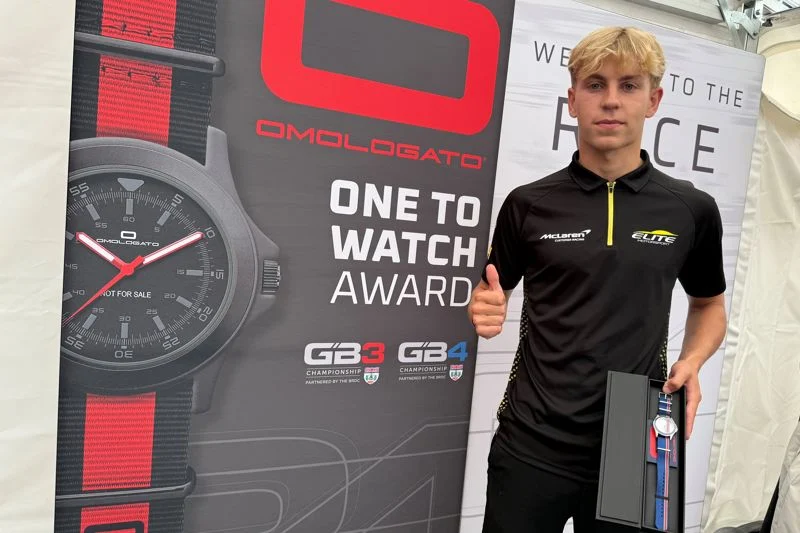 Fred Green claims his third Omologato One to Watch Award after scoring 64 points across GB4’s two principal Donington races.