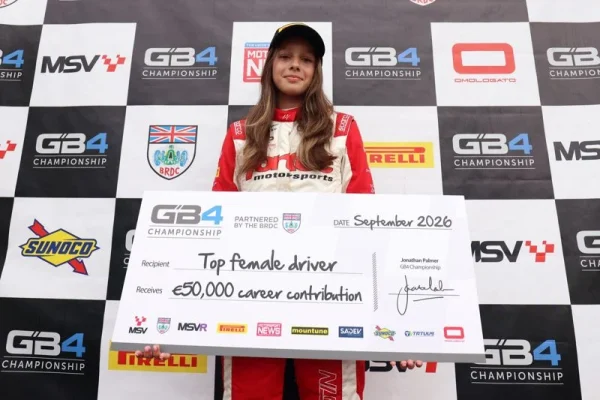 Martin “really proud” after securing 2026 GB4 top female honours in rookie season Jordyn Martin reflects on her rookie GB4 season after finishing as the top female driver and securing a €50,000 F1 Academy contribution.