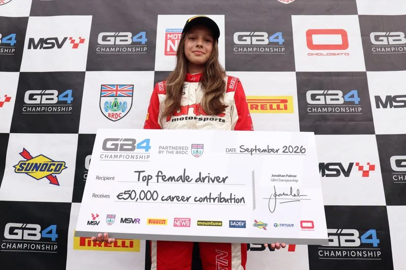 Jordyn Martin reflects on her rookie GB4 season after finishing as the top female driver and securing a €50,000 F1 Academy contribution.