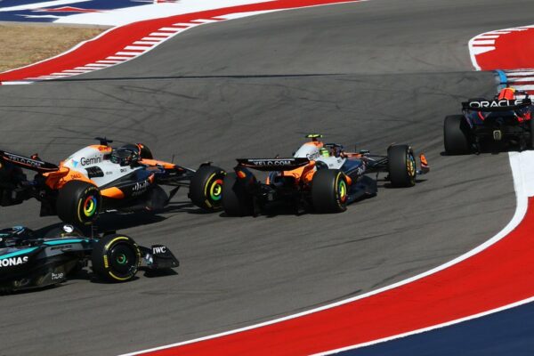 The Turn 1 collision at the F1 US GP Sprint Race which had both McLaren drivers, Lando Norris and Oscar Piastri, to DNF.