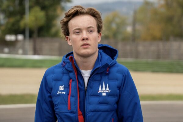 F3 2025 | Season Review | Noah Strømsted Noah Strømsted in his Trident team kit during the F3 2025 season.