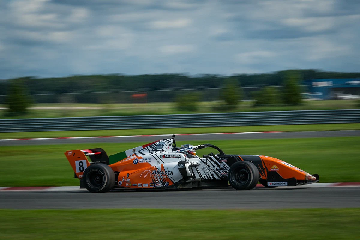 Evagoras Papasavvas leads Crosslink Motorsports’ five-car FRAC entry as the championship heads to CTMP this weekend.