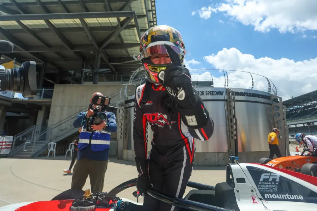 Brady Golan takes pole and sweeps all three 2026 FRAC races at Indianapolis as Papasavvas, Shipman and Hauanio complete the podiums.