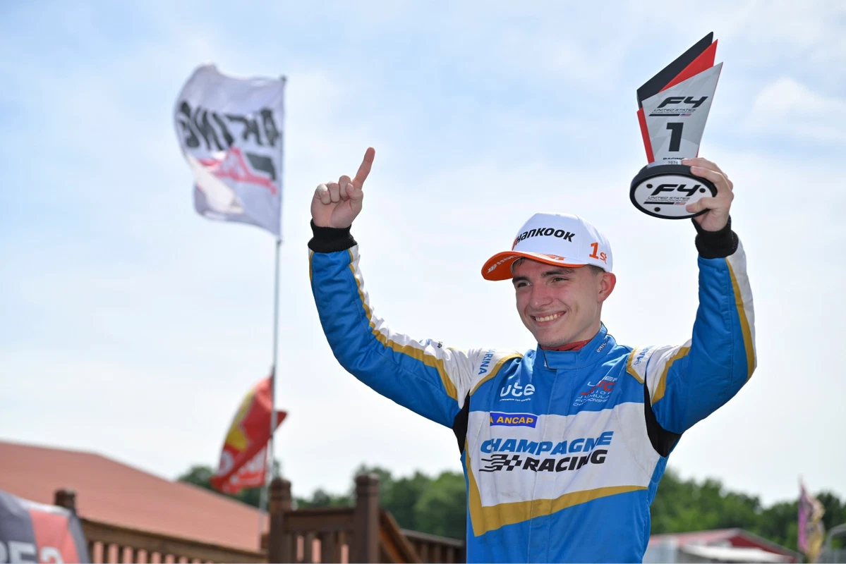 Gastón Irazú and Caleb Campbell shared the F4 U.S. wins at Mid-Ohio, while Campbell extended his championship lead.
