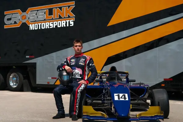 Aidan Schuh steps into 2026 FRAC with AJ Foyt Racing in partnership with Crosslink Motorsports Aidan Schuh swaps mountain biking for motorsport, joining AJ Foyt Racing and Crosslink Motorsports for his 2026 FRAC rookie campaign.