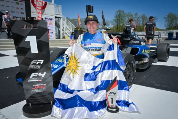 Gastón Irazú claimed pole and two 2026 F4 U.S. wins at Road America, cutting into Caleb Campbell’s championship lead.