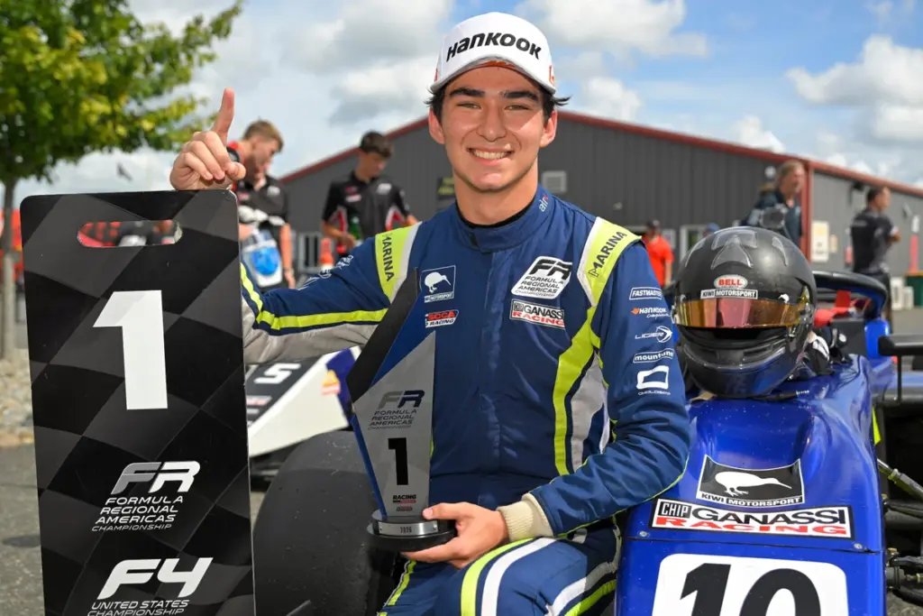 Powers, Shipman and Papasavvas share the 2026 FRAC wins at NJMP as Papasavvas recovers from Race 1 retirement to win the finale.