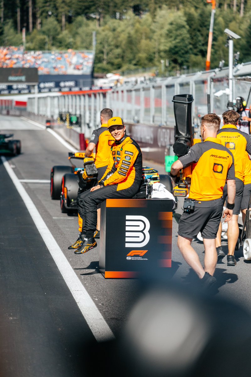 Oscar Piastri after qualifying P3 for the F1 Austrian GP