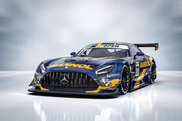 Grupo Prom Racing returns to International GT Open with Hernández driving Mercedes AMG GT3 in new MANNOL livery.