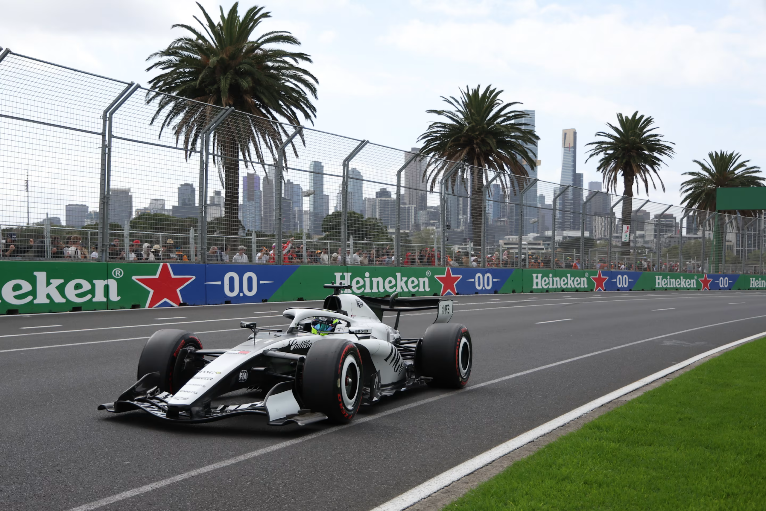 Cadillac F1 2026 Australian GP Qualifying Sergio Perez Cadillac Formula 1 car at Albert Park