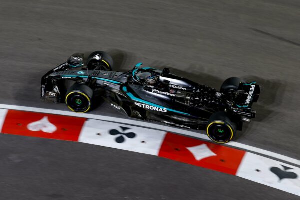 F1 | FP3 | Las Vegas GP | Russell leads Verstappen in rain-affected session; McLarens slowest