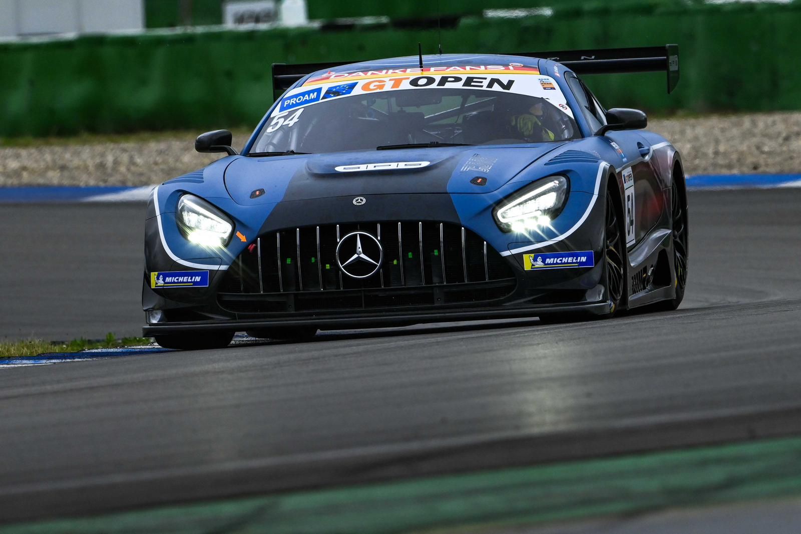 Dexter Müller and Yannick Mettler return for a fifth GT Open season with CBRX by SPS, racing a Mercedes-AMG GT3 in the Pro-Am class.