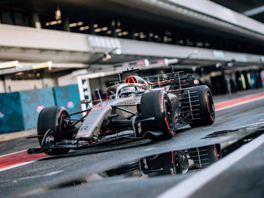 Nico Hülkenberg during 2026 Barcelona F1 Testing