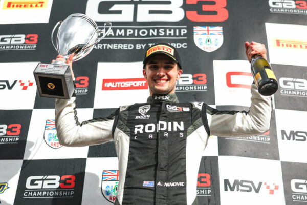 Alex Ninovic, Rodin Motorsport, Race 2, Winner, Donington Park, 2025 GB3 Championship