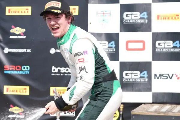Josh McLean claimed his maiden GB4 Championship victory at Oulton Park, making two excellent starts in a restarted Race 3 to beat Dayton Coulthard.