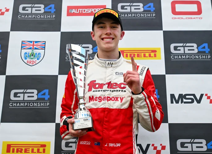 Jack Taylor steps up to the GB3 Championship with Fortec Motorsports after two seasons in GB4 and a winter campaign in New Zealand.
