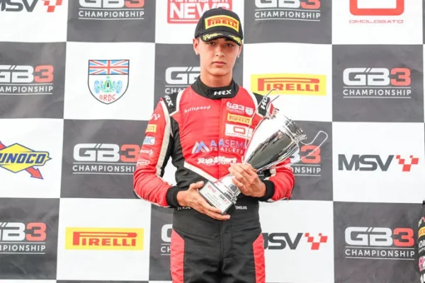 Bouzinelos claims maiden GB3 podium at Donington Park after remarkable recovery from serious accident Bouzinelos claims maiden GB3 podium at Donington after remarkable recovery from serious injuries and over a year away from racing.