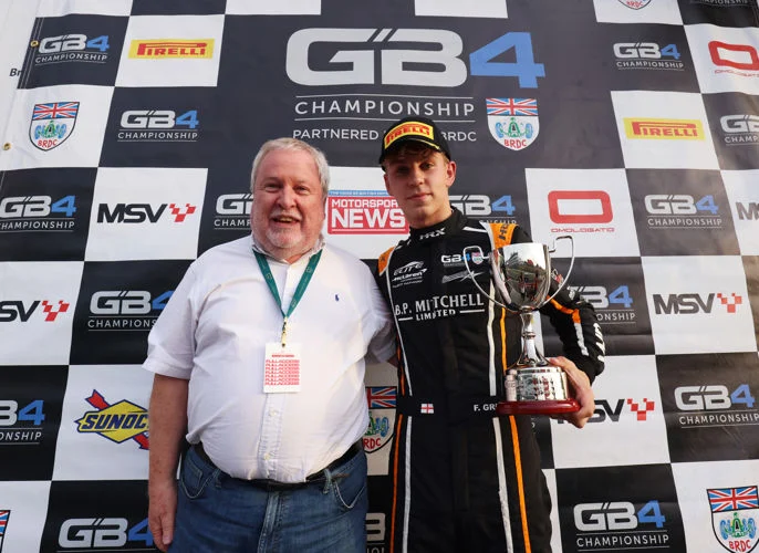 Fred Green ends his rookie GB4 season with seven poles and the George Russell Pole Position Cup after a Brands Hatch double.