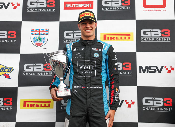 Reza Seewooruthan, P2, Race 2, Donington Park, 2025 GB3