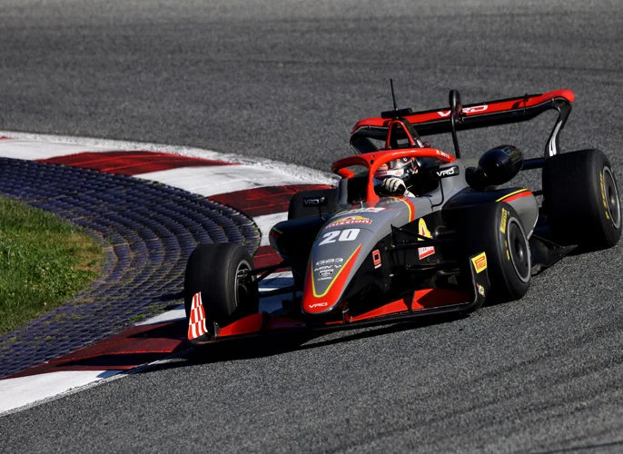 Nikita Bedrin leads Friday GB3 testing at the Red Bull Ring, as Oliver Wheldon seals second place on another strong debut showing.