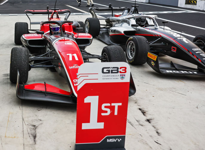 Maxim Rehm of Hillspeed takes Race 3 win on 2025 GB3 debut in Monza