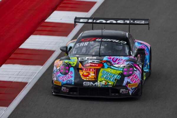 GMG Racing miss 2026 GTWC America Pro-Am win at COTA after Safety Car setback, while Kyle Washington strengthens GT America title challenge.