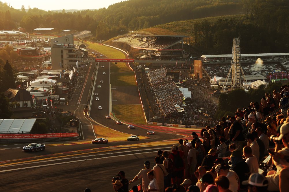 Preining passes Nielsen to lead after 16 hours at 2026 24H Spa, with Engel third as Ferrari, Porsche and Mercedes-AMG fight on for victory.