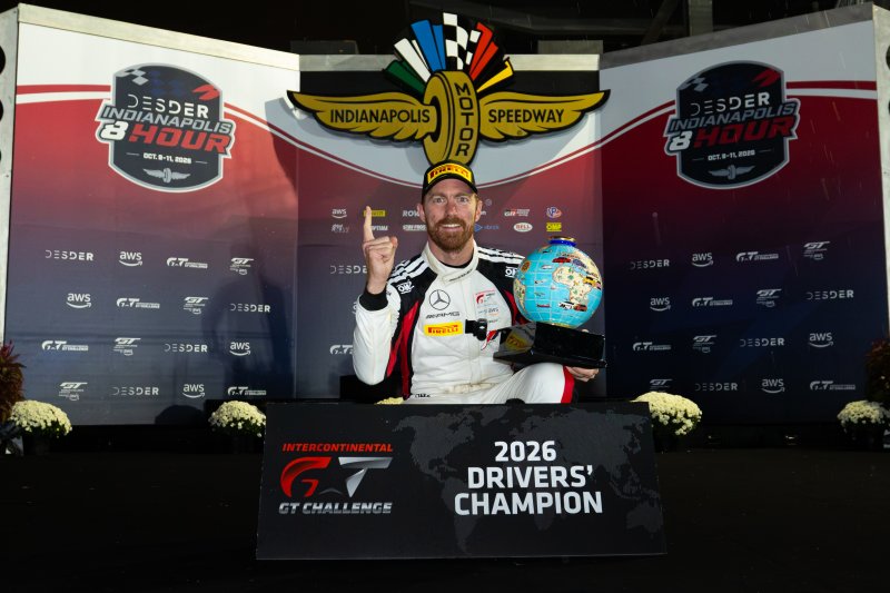 Maxime Martin wins the 2026 IGTC Drivers' title as Porsche seals the Manufacturers' crown at the Indianapolis 8 Hour season finale