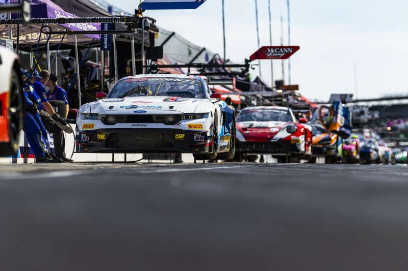 Four Indianapolis 8 Hour Superpole cars lose their times for ground clearance infringements, reshuffling the grid behind pole-sitter Robby Foley.