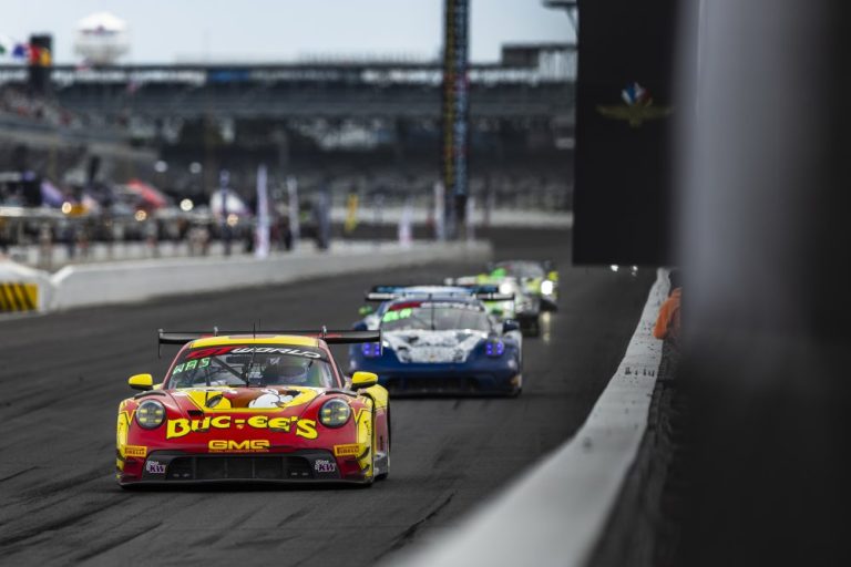 GMG Racing wins the 2026 Indianapolis 8 Hour as Porsche, Maxime Martin, Turner Motorsport and Kyle Washington secure championships.