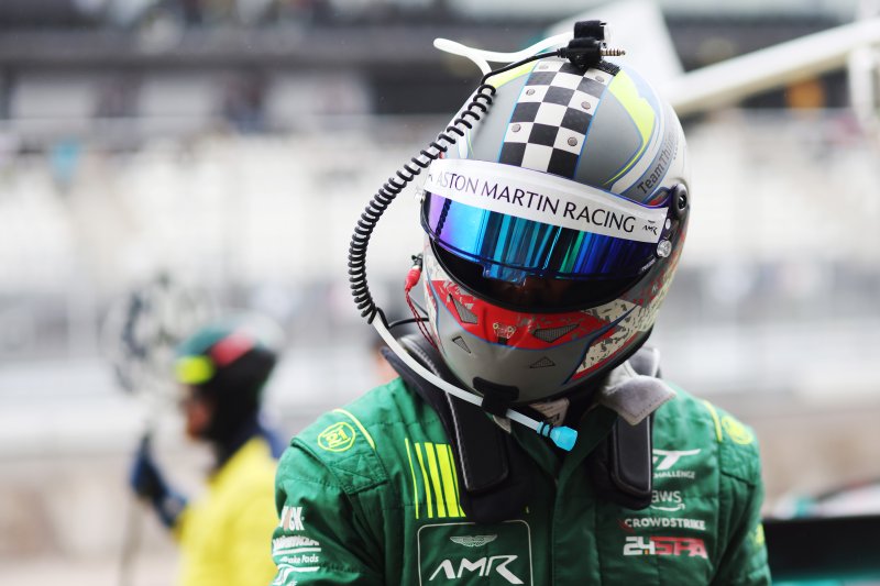 Thiim discusses his DTM return with Aston Martin, learning from younger teammates and preparing with Comtoyou Racing.