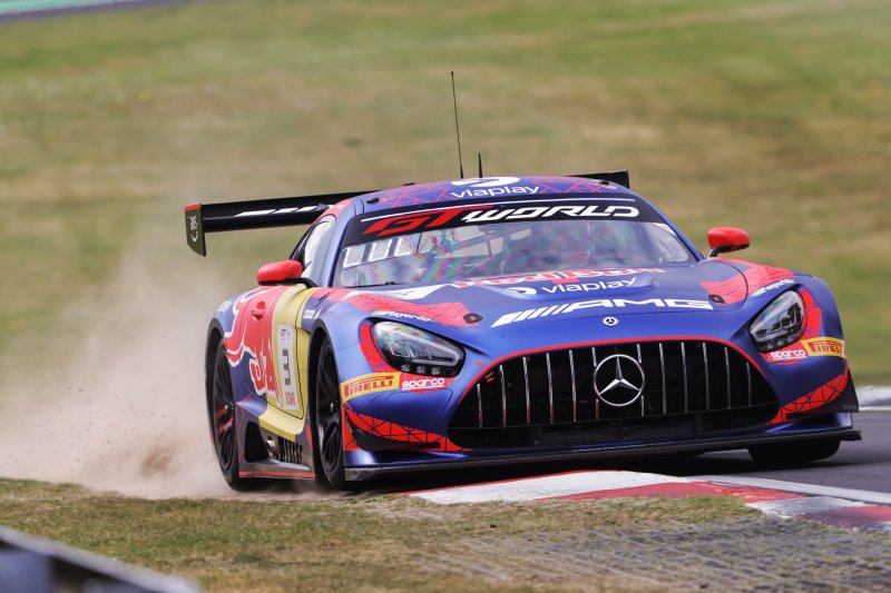 Dani Juncadella and Chris Lulham topped FP2 at GTWC Brands Hatch, leading the Mercedes-AMG Team Verstappen Racing entry in front.