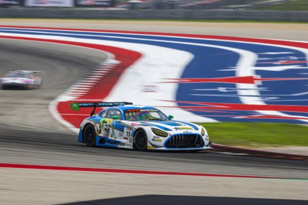Lone Star Racing secures GTWC America Am-class podium at COTA as Austin and Golan impress on debut and Knox delivers consistent GT America results.